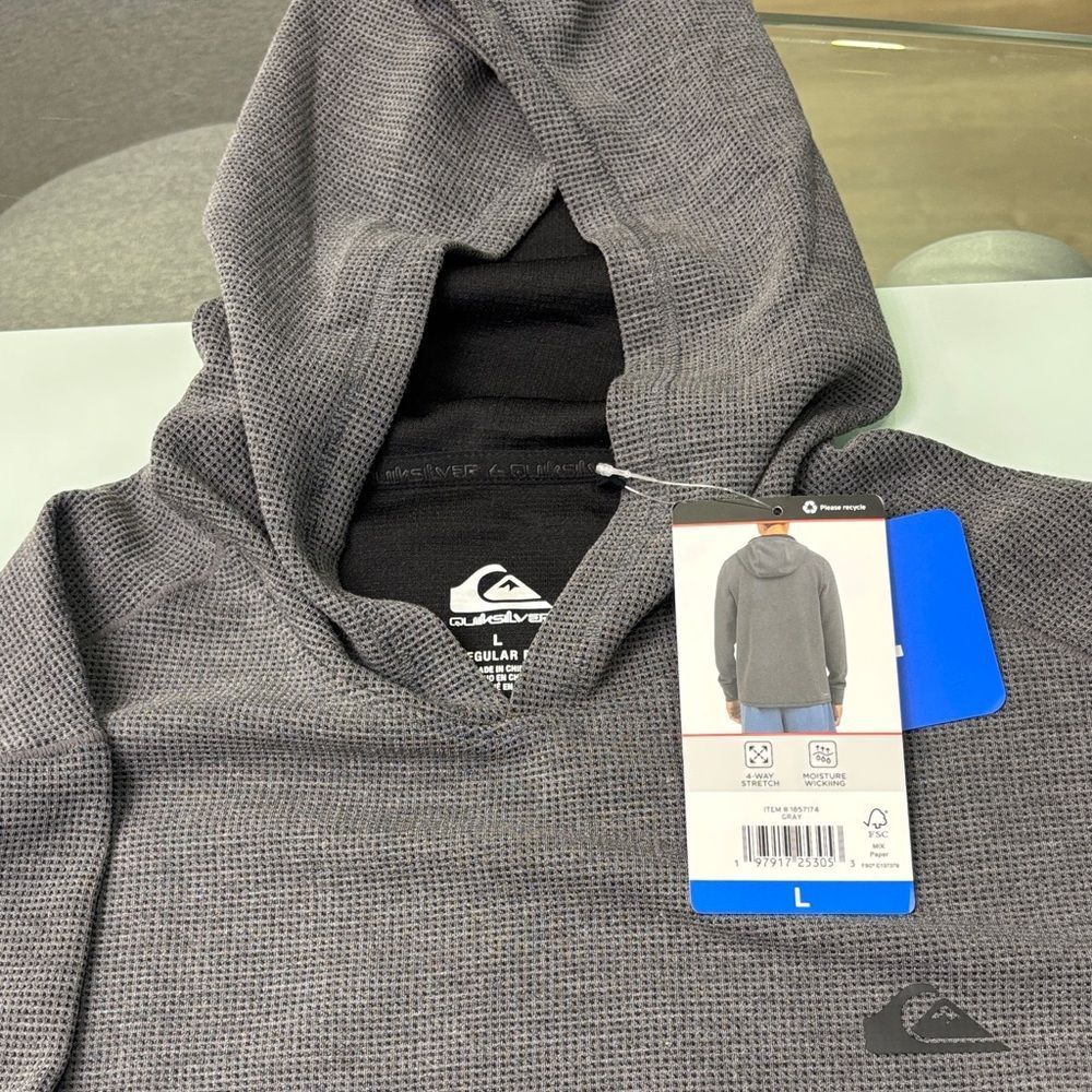 Quiksilver Charcoal Hooded Men's Sweatshirt
